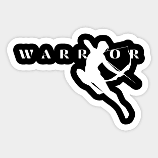 Female Superhero Warrior Sticker